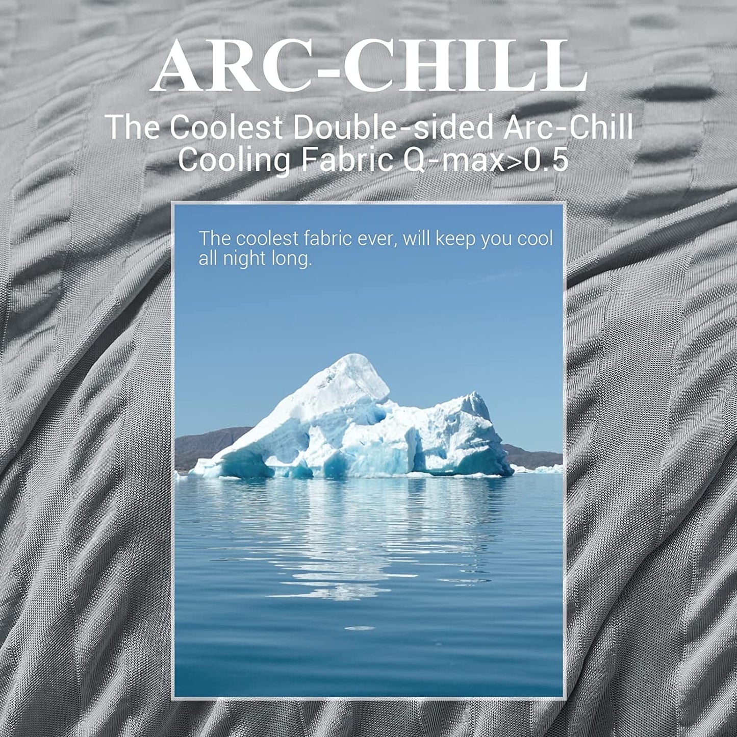 Alanda Cooling Blanket for Hot Sleepers, Arc-Chill Q-Max>0.5 Double Cooling Sided Stylish Revolutionary Cold Blankets, Lightweight Summer Blanket