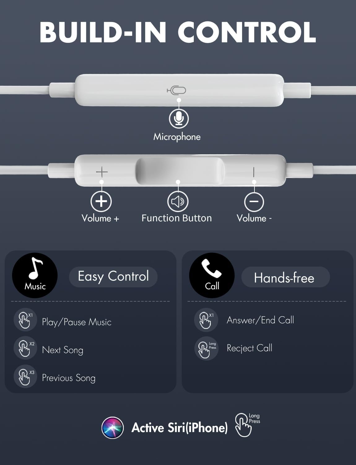 Alanda Wired Earphones Overwhelmingly Lightweight and Comfortable Fit
