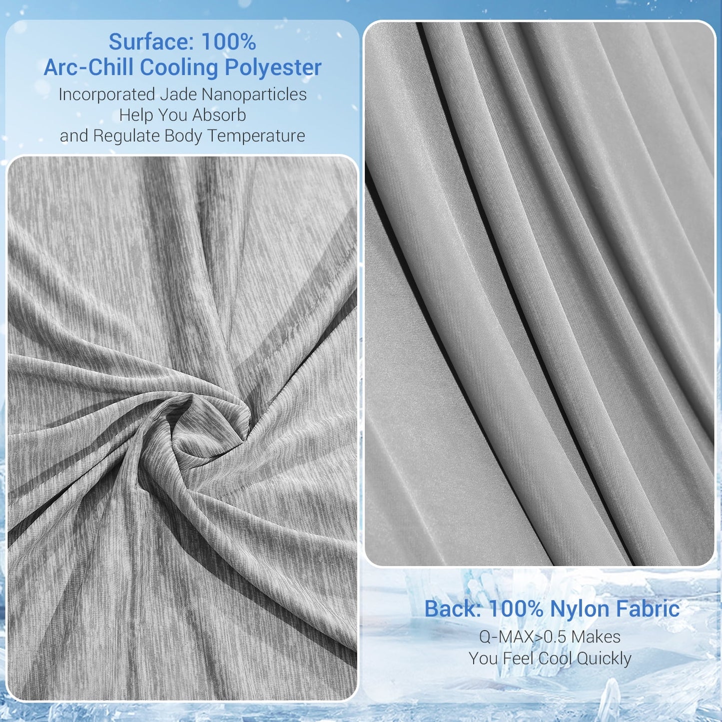 Alanda Cooling Blanket for Hot Sleepers, Q-MAX>0.5 Double-Sided Cooling Fiber Summer Blanket
